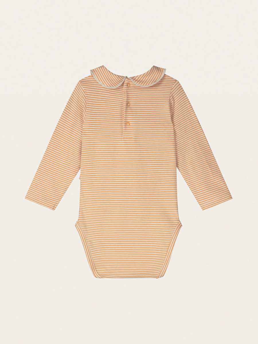 Bawełniane body z kołnierzykiem