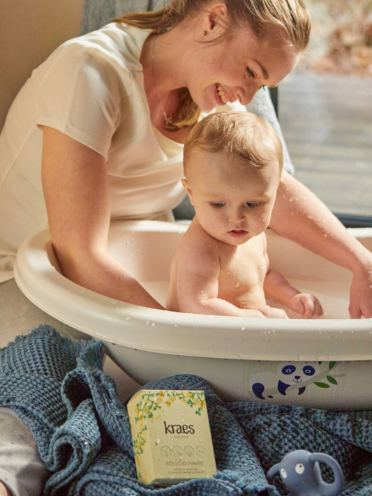 Naturalny proszek owsiano-kokosowy do kąpieli od pierwszych dni życia