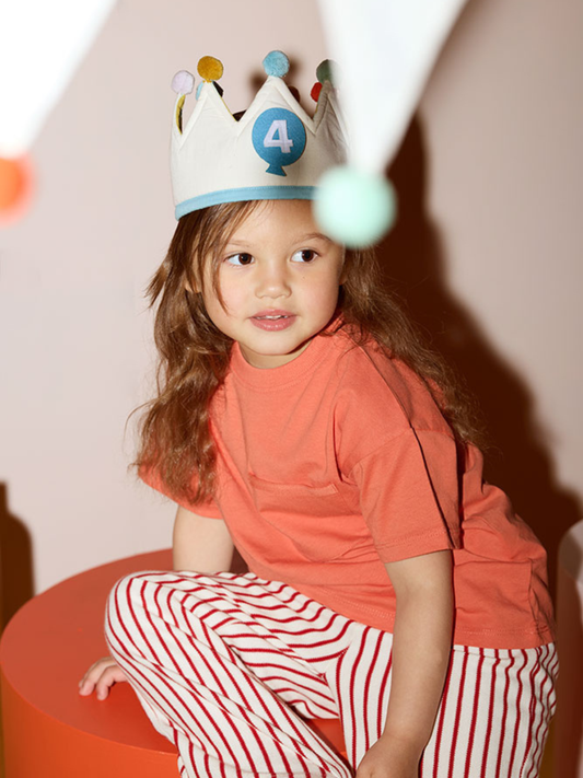 Urodzinowa korona z bawełny organicznej