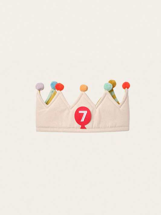 Urodzinowa korona z bawełny organicznej