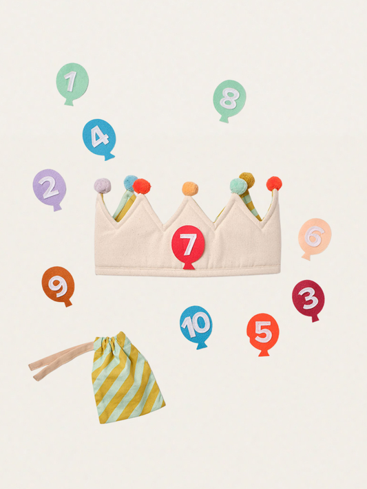 Urodzinowa korona z bawełny organicznej