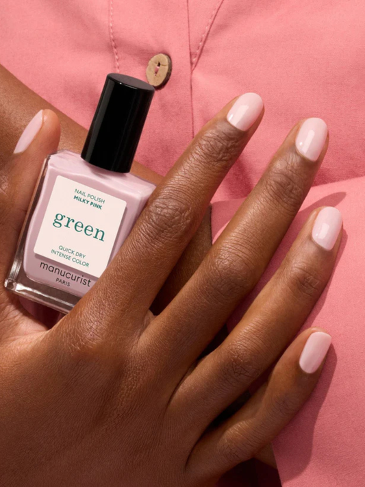 Lakier do paznokci na bazie naturalnych składników Milky Pink