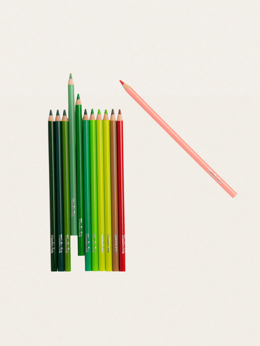 Kredki 12 kolorów - Natura