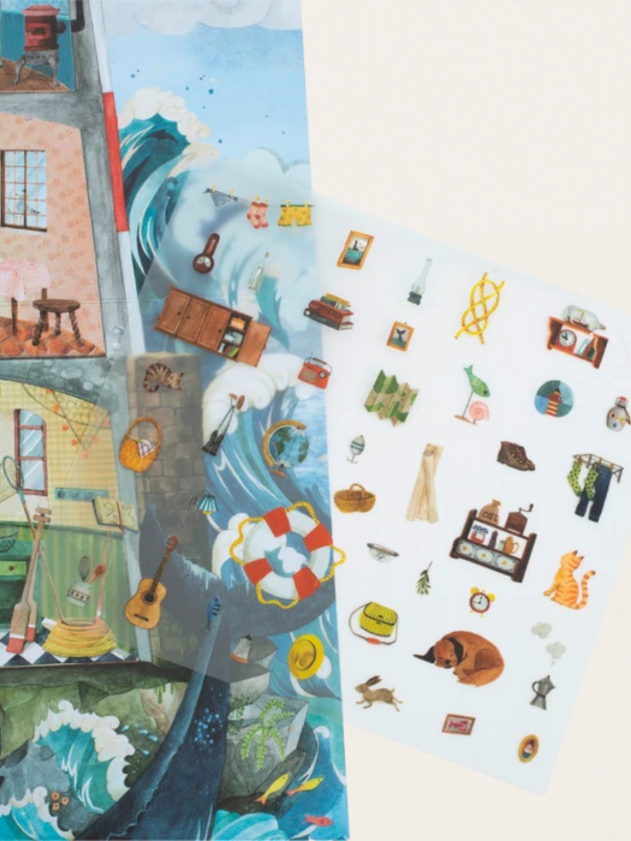 Kalkomania Latarnia Morska Le Jardin