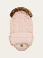 Wind- und wasserdichter Kinderwagen-Fußsack in zartem Rosa