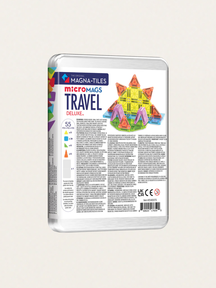 Klocki magnetyczne Travel microMAGS XL 55 elementów