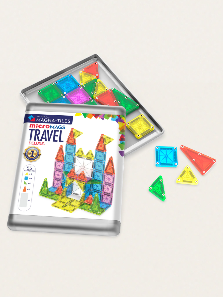 Klocki magnetyczne Travel microMAGS XL 55 elementów