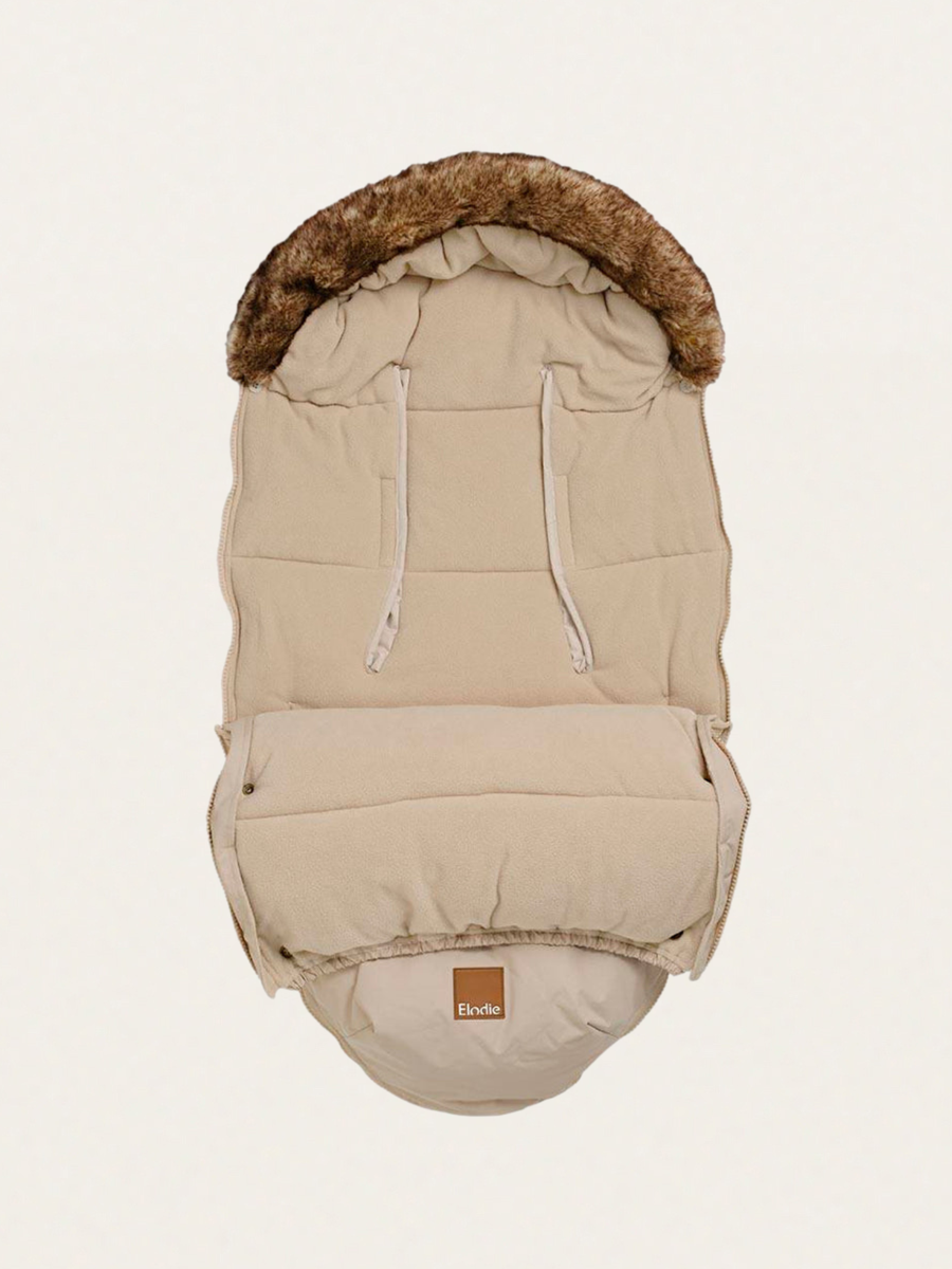 Wind- und wasserdichter Kinderwagen-Fußsack in reinem Khaki