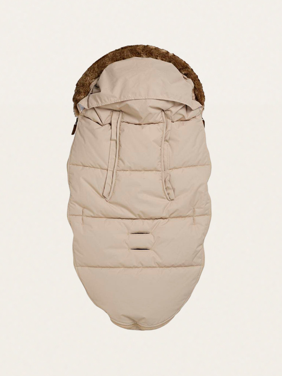 Wind- und wasserdichter Kinderwagen-Fußsack in reinem Khaki