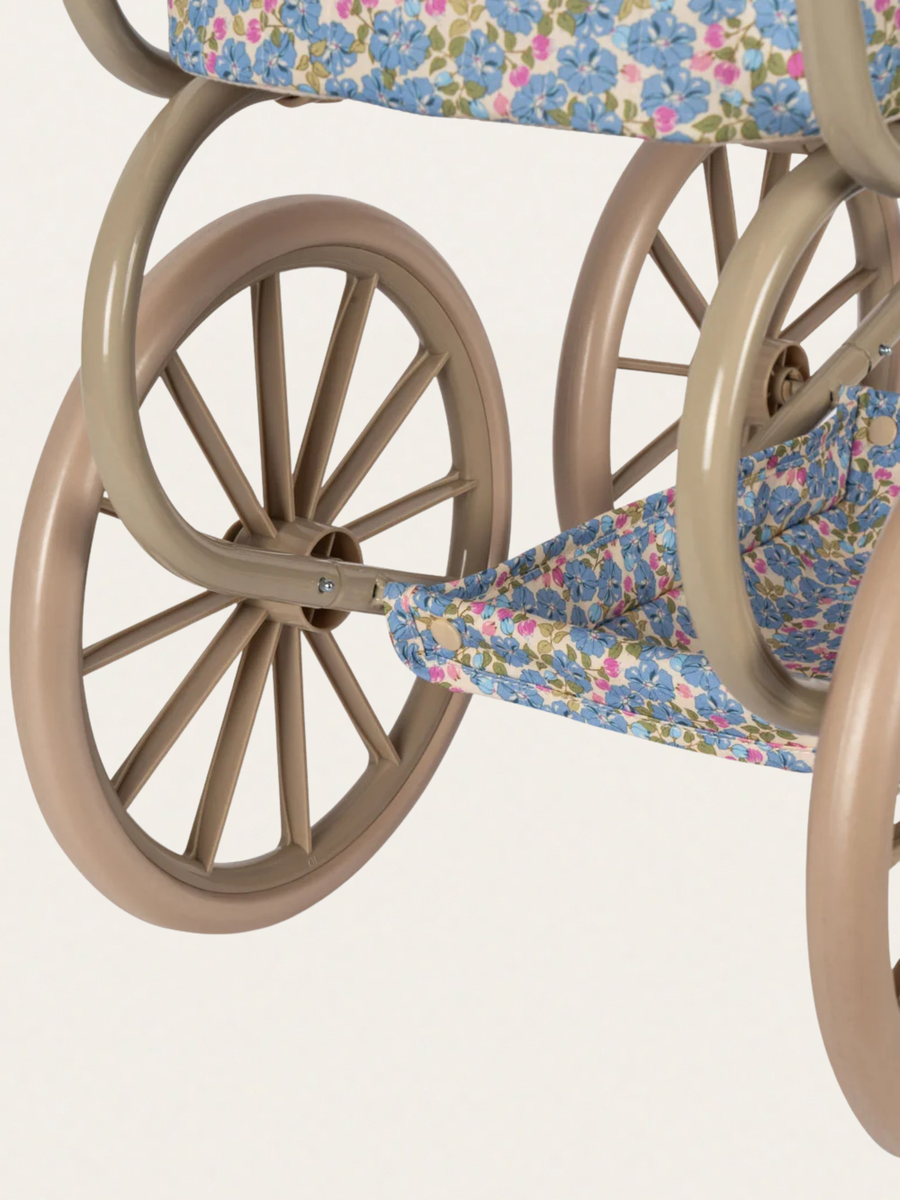 Wózek vintage dla lalek Doll Pram Mini Fleur Rosier