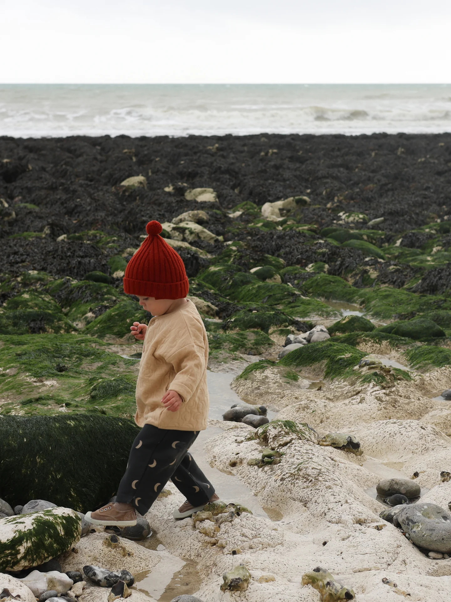 Spodnie dresowe z bawełny organicznej Charcoal Midnight