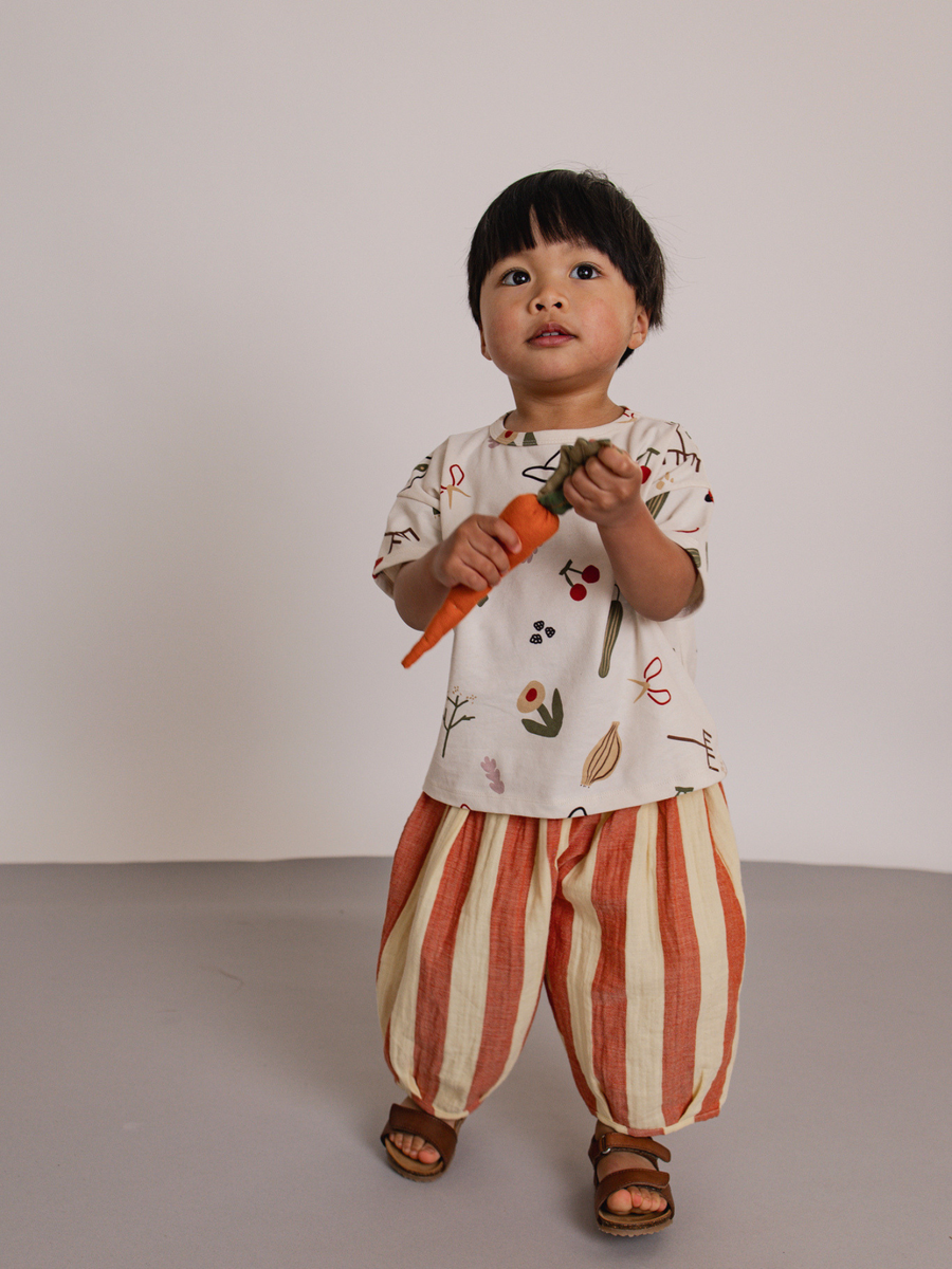 Muślinowe spodnie Tomato Stripes Resort Pants