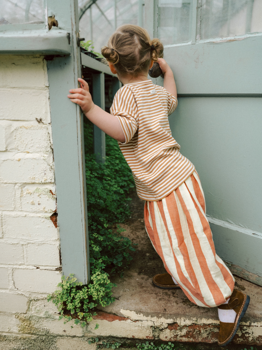 Muślinowe spodnie Tomato Stripes Resort Pants