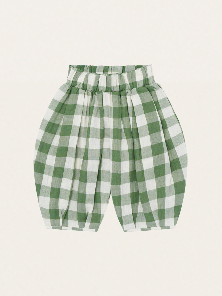 Muślinowe spodnie Dill Gingham Resort Pants