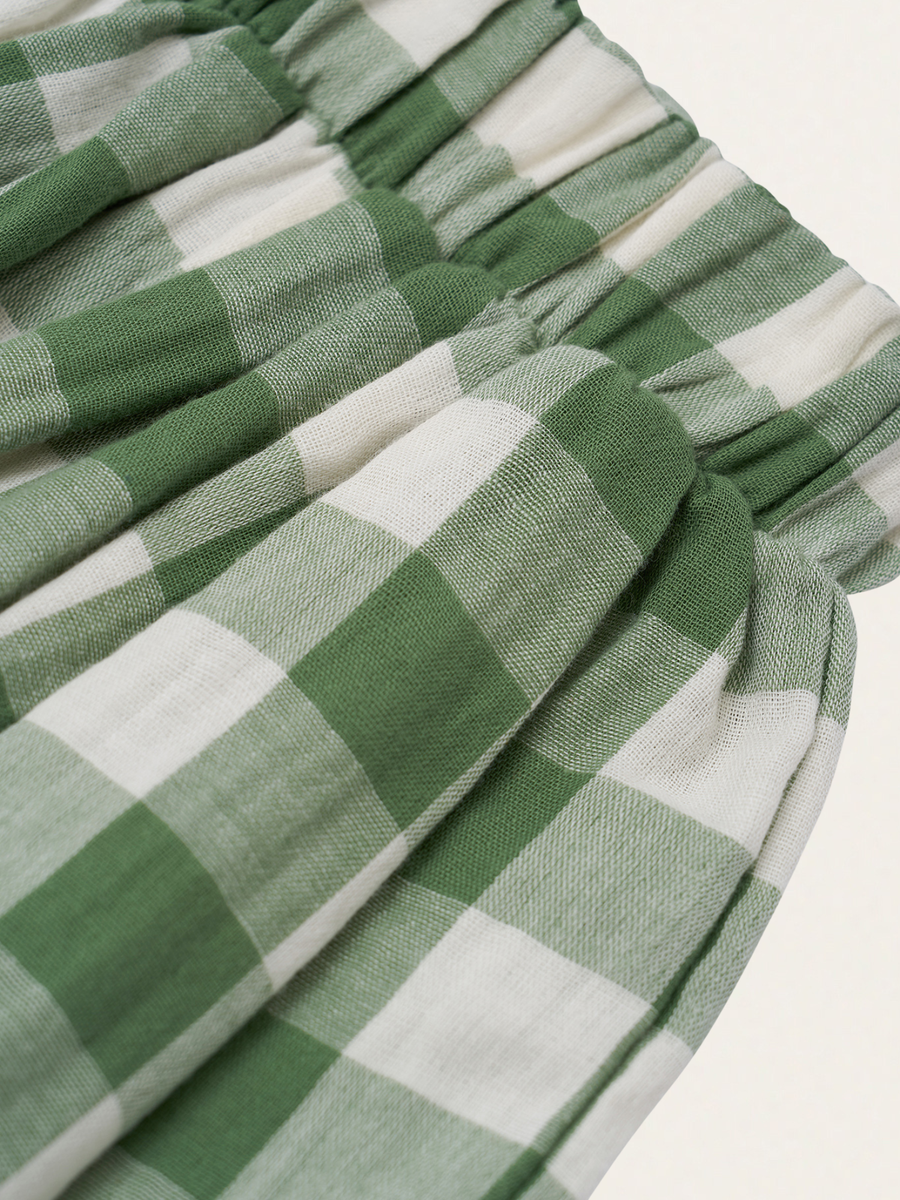 Muślinowe spodnie Dill Gingham Resort Pants