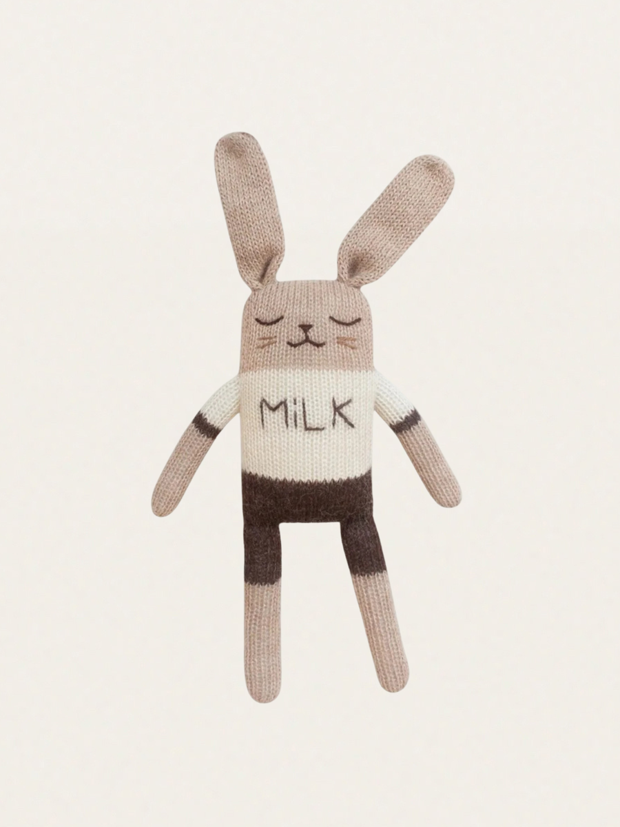 Ręcznie robiona przytulanka z wełny alpaki Bunny Milk