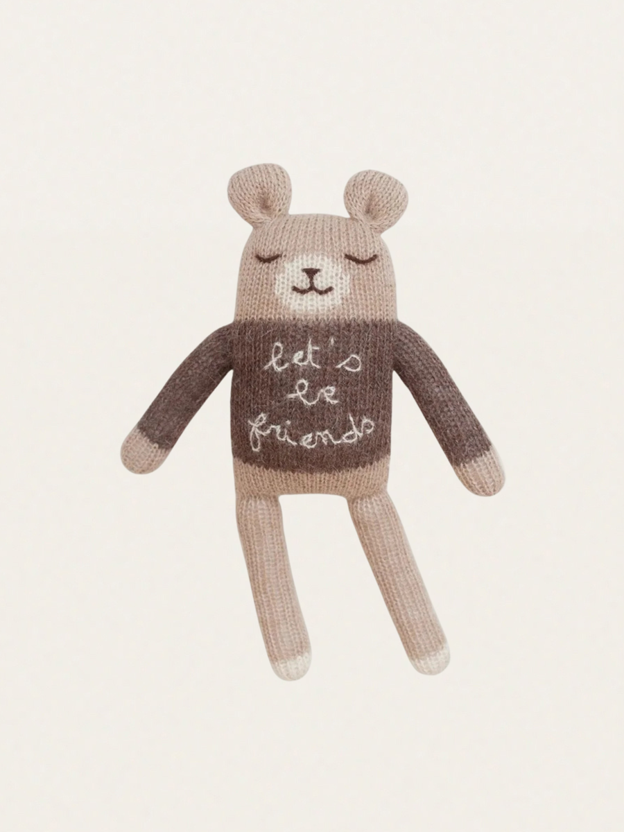 Ręcznie robiona przytulanka z wełny alpaki Teddy Friends