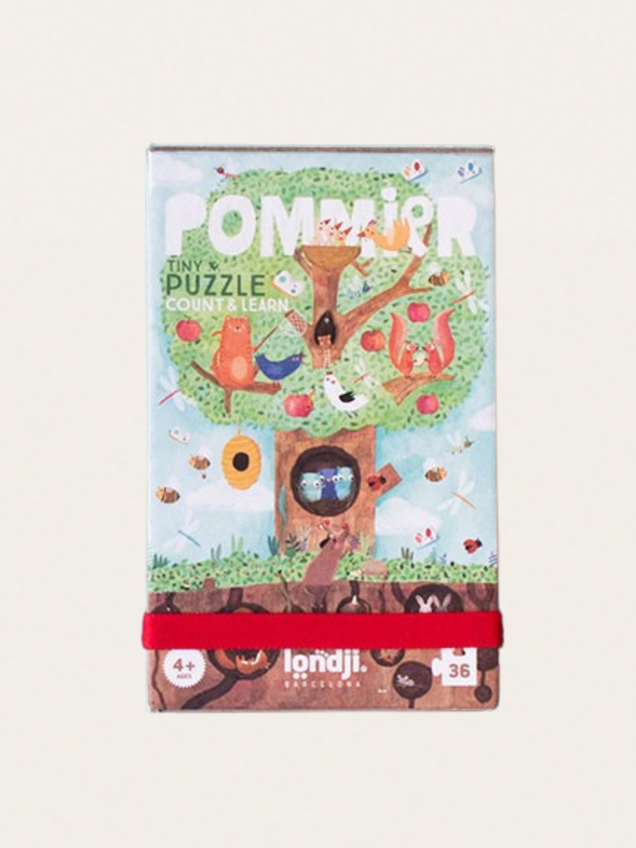 Puzzle kieszonkowe z grą obserwacyjną Jabłonka