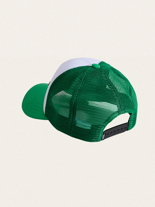 Czapka z daszkiem z siateczką Classic Patch Trucker Green