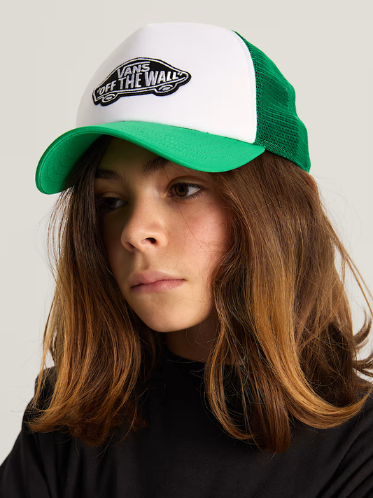 Czapka z daszkiem z siateczką Classic Patch Trucker Green