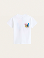 T-shirt Yolo Penguin White