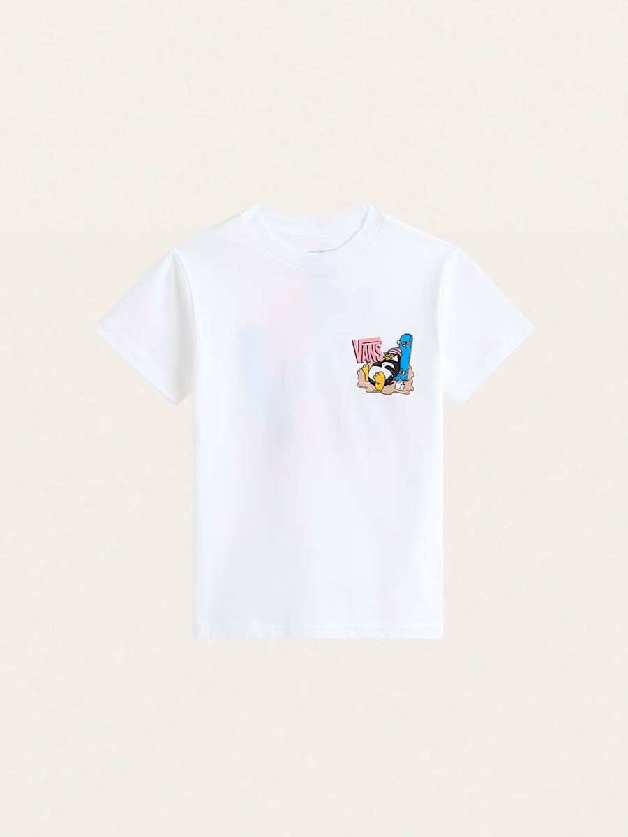 T-shirt Yolo Penguin White