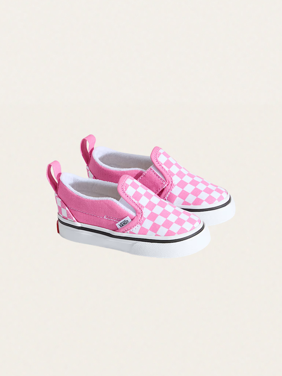 Tenisówki wsuwane Slip-On V Checkerboard Pink