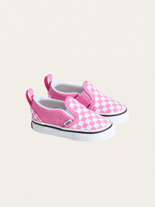 Tenisówki wsuwane Slip-On V Checkerboard Pink