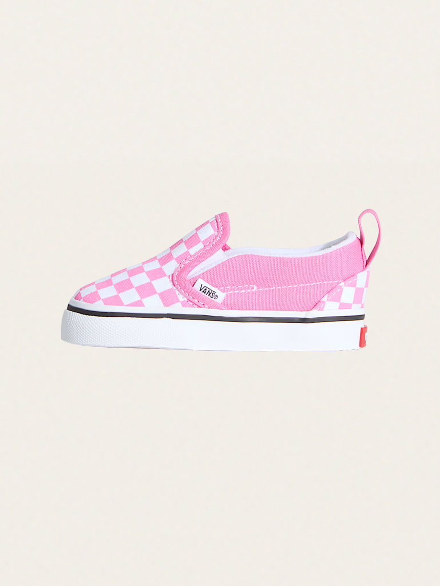 Tenisówki wsuwane Slip-On V Checkerboard Pink