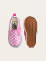 Tenisówki wsuwane Slip-On V Checkerboard Pink