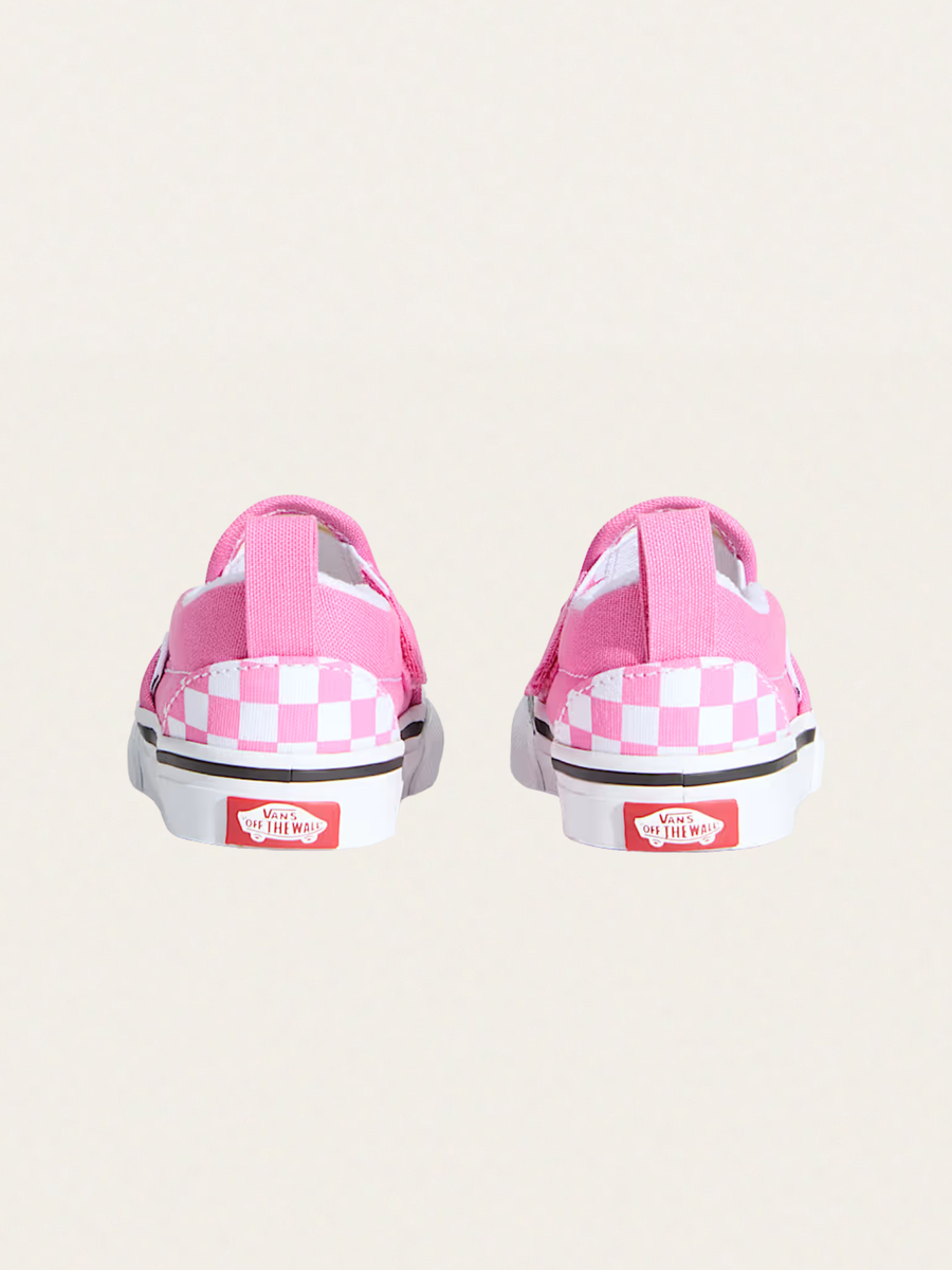 Tenisówki wsuwane Slip-On V Checkerboard Pink