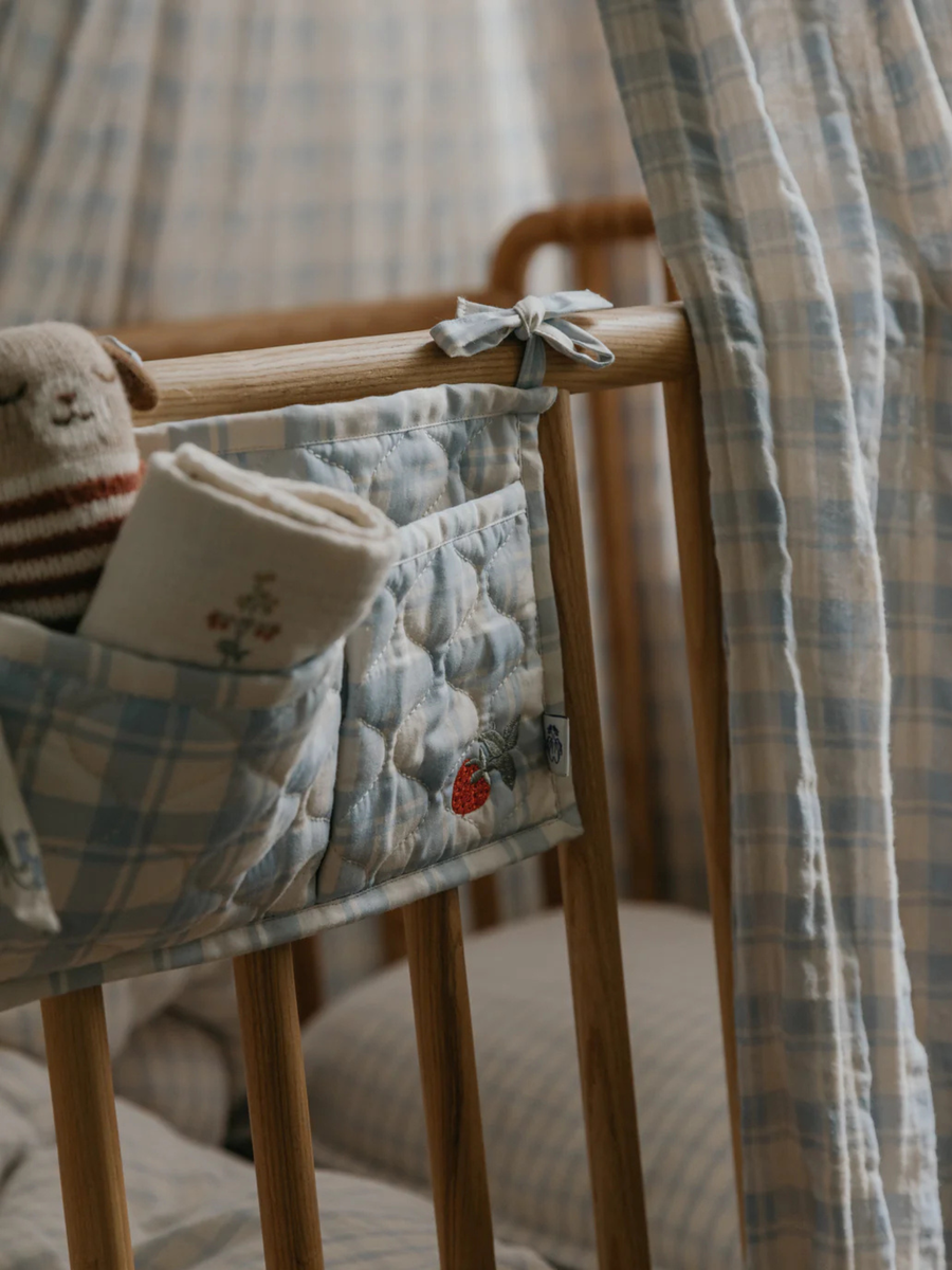 Bawełniany organizer do łóżeczka