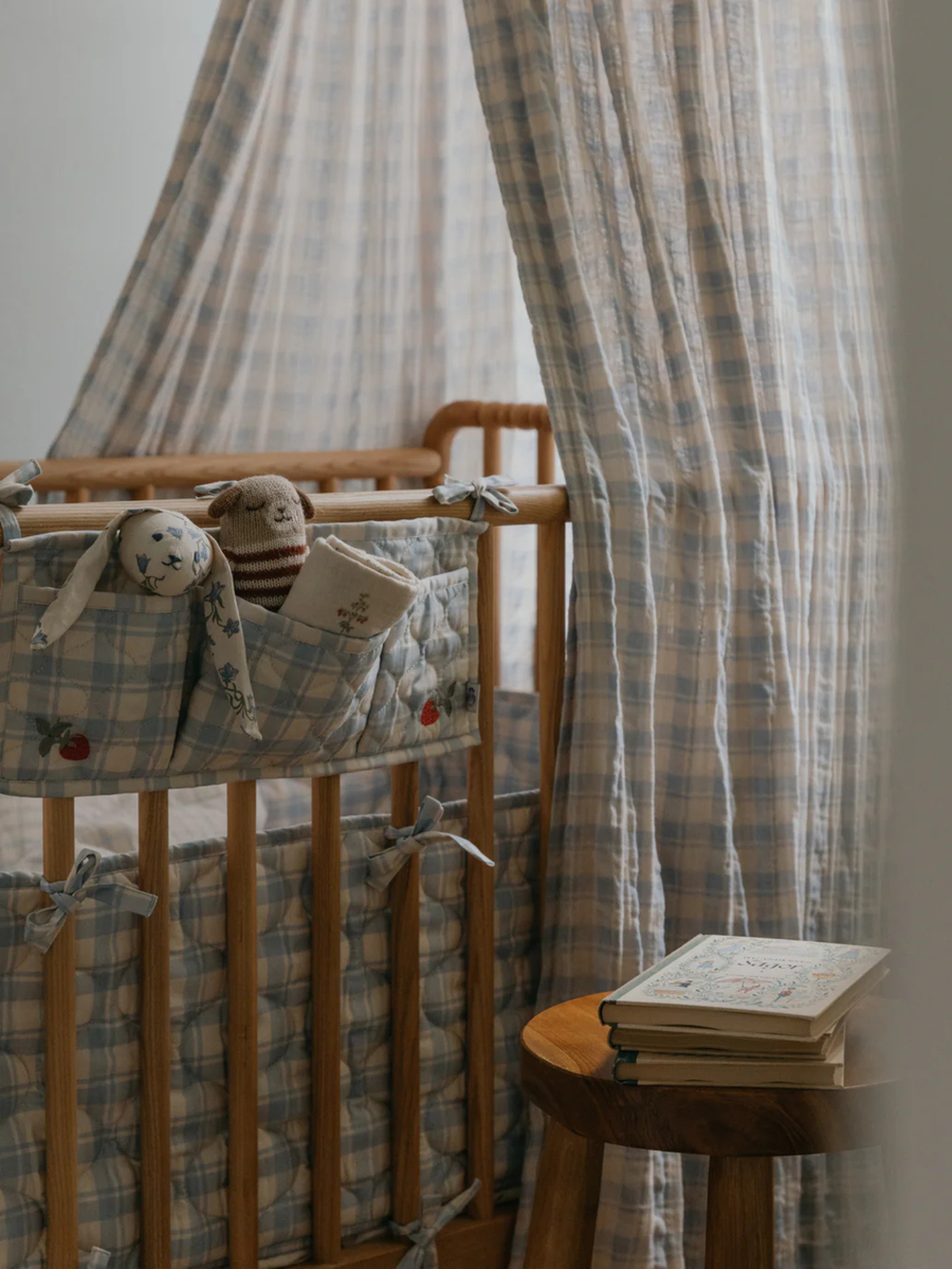 Bawełniany organizer do łóżeczka