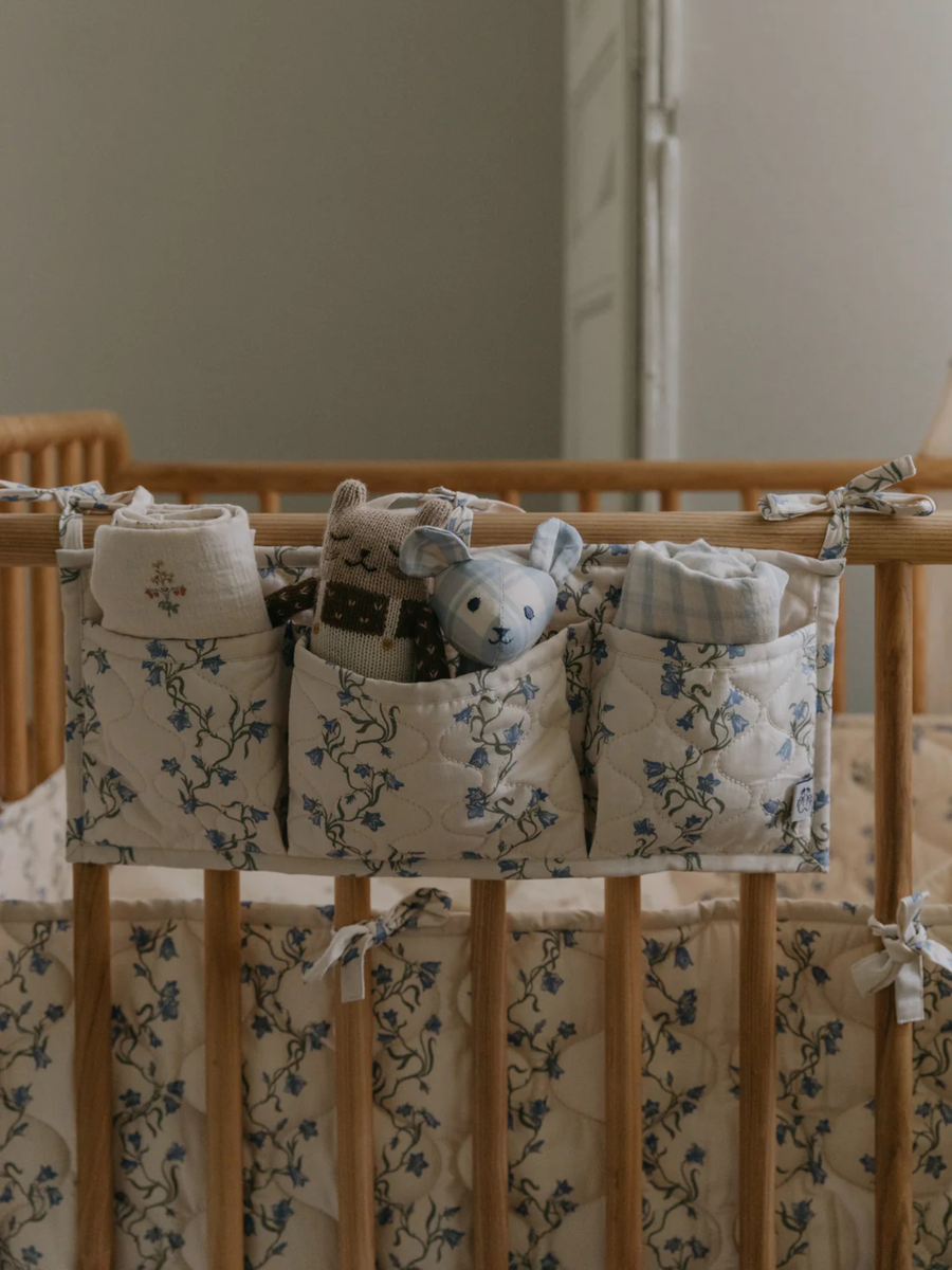 Bawełniany organizer do łóżeczka