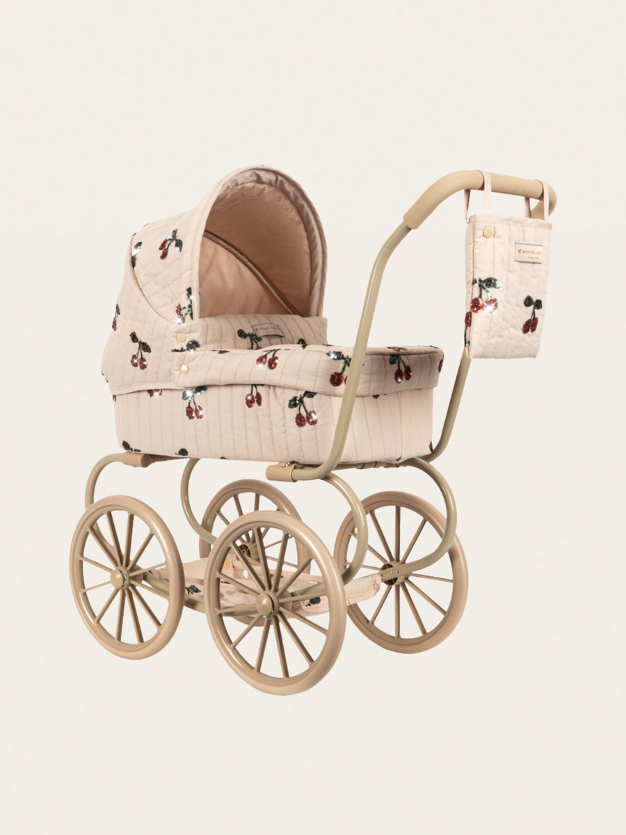 Wózek vintage dla lalek Doll Pram Mini Mon Cheri Sequin