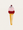 Grzebień do włosów Ice Cream Amour Pink