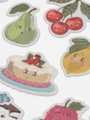 Wypukłe naklejki Fruity