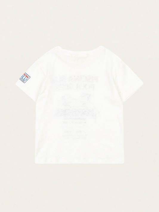 Bawełniany T-shirt z lnem Era Tee