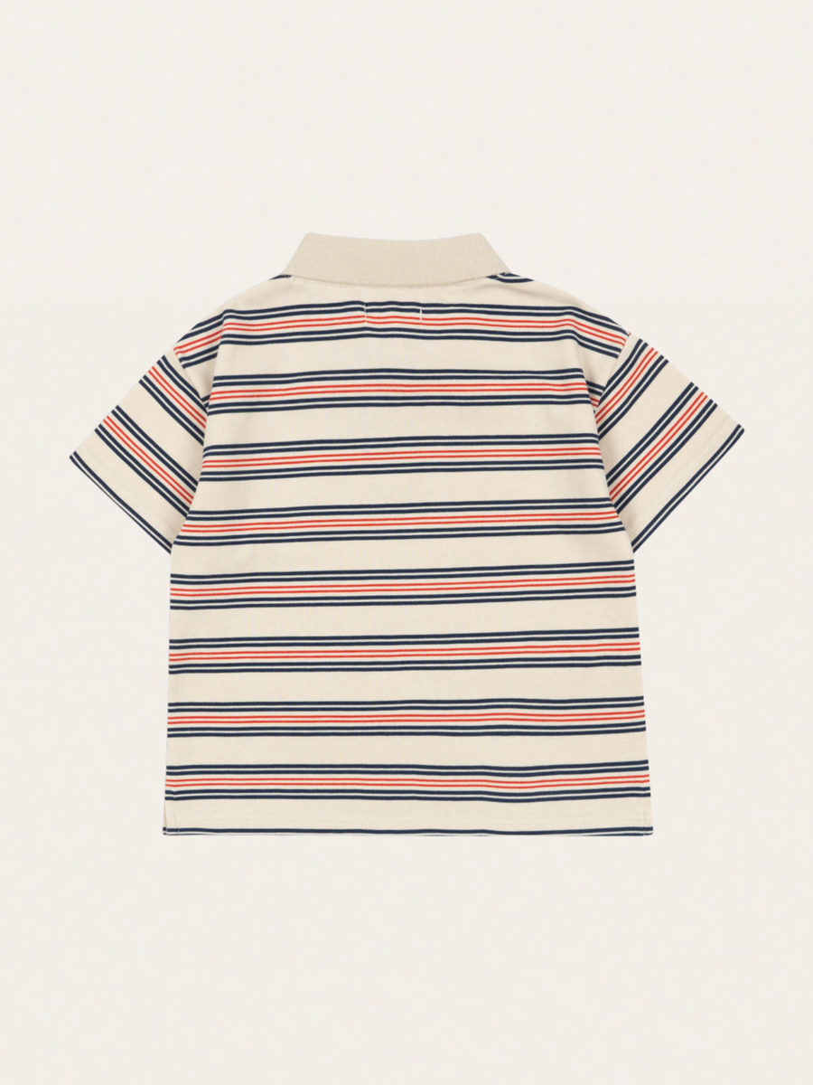 Bawełniana koszulka polo Spotty Stripe Stripe