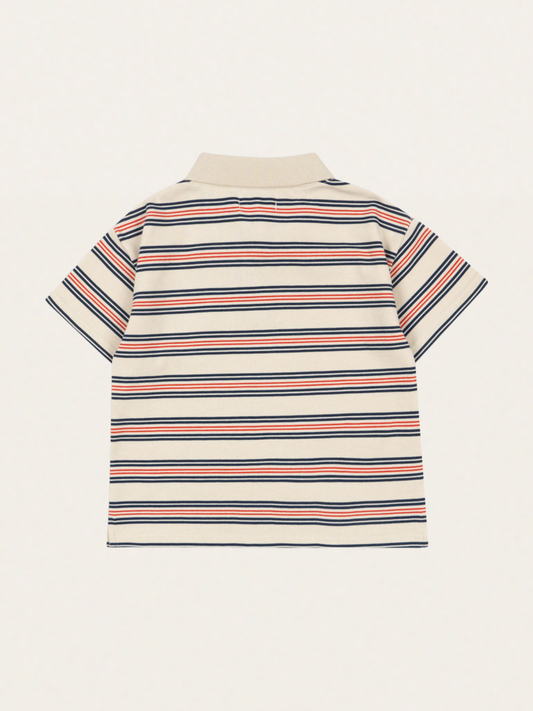 Bawełniana koszulka polo Spotty Stripe Stripe