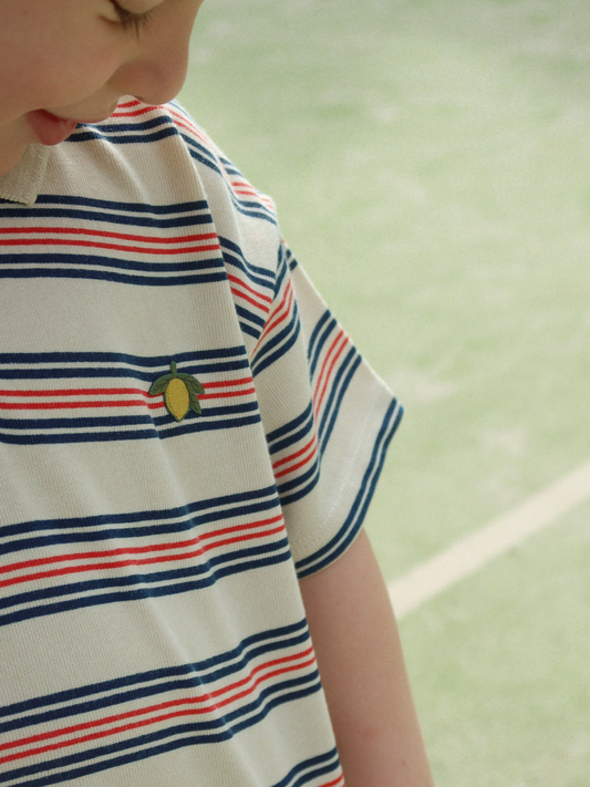 Bawełniana koszulka polo Spotty Stripe Stripe