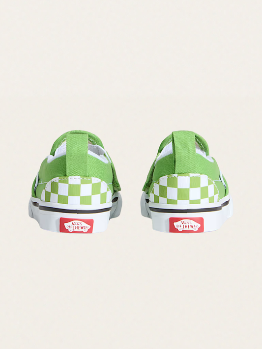Tenisówki wsuwane Slip-On V Checkerboard Green