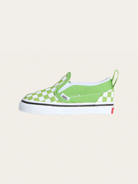 Tenisówki wsuwane Slip-On V Checkerboard Green