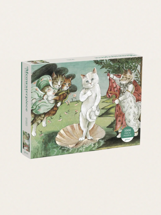Puzzle Galison - Birth of Venus, seria Meowsterpiece of Western Art 1000 el.
