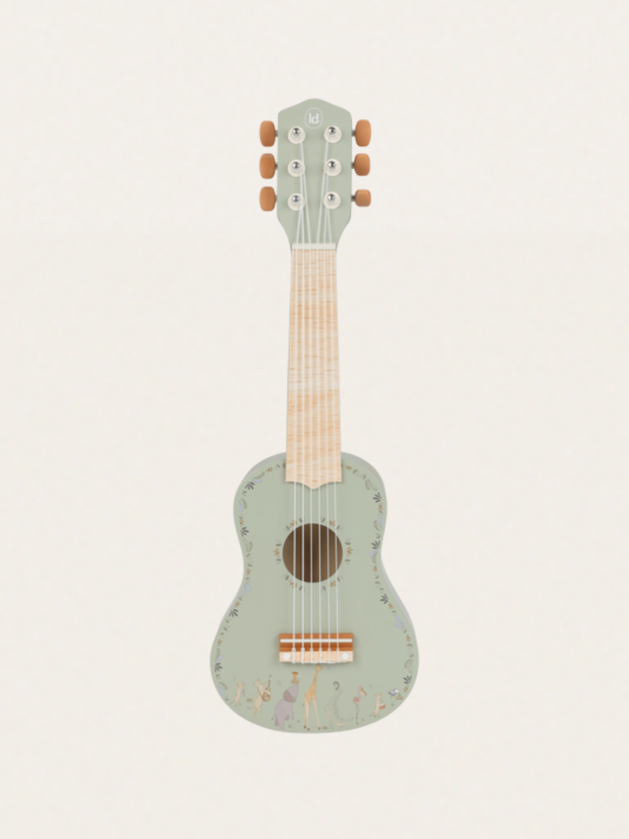 Drewniana gitara Safari Friends green