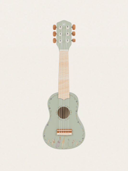 Drewniana gitara Safari Friends green