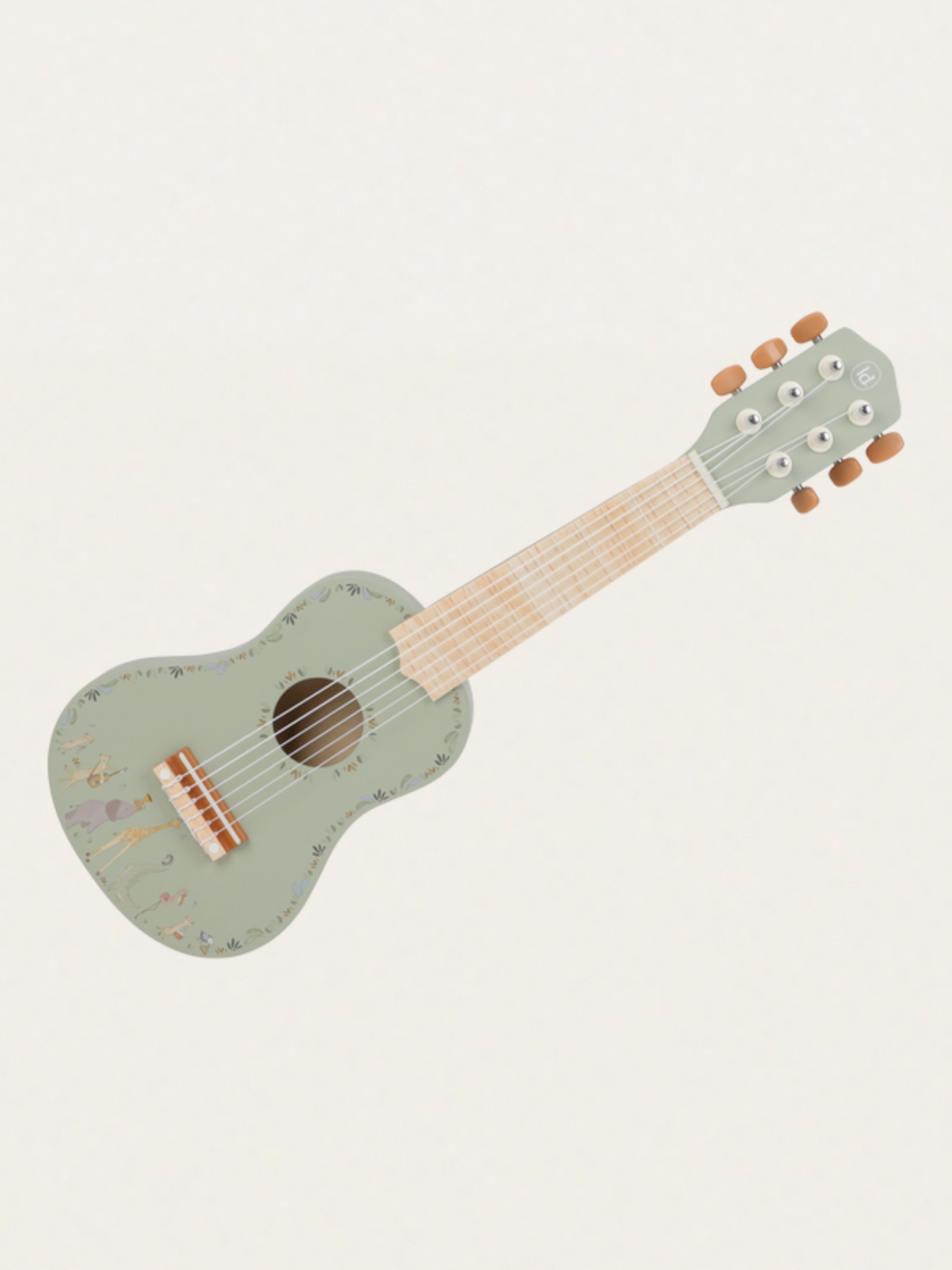 Drewniana gitara Safari Friends green