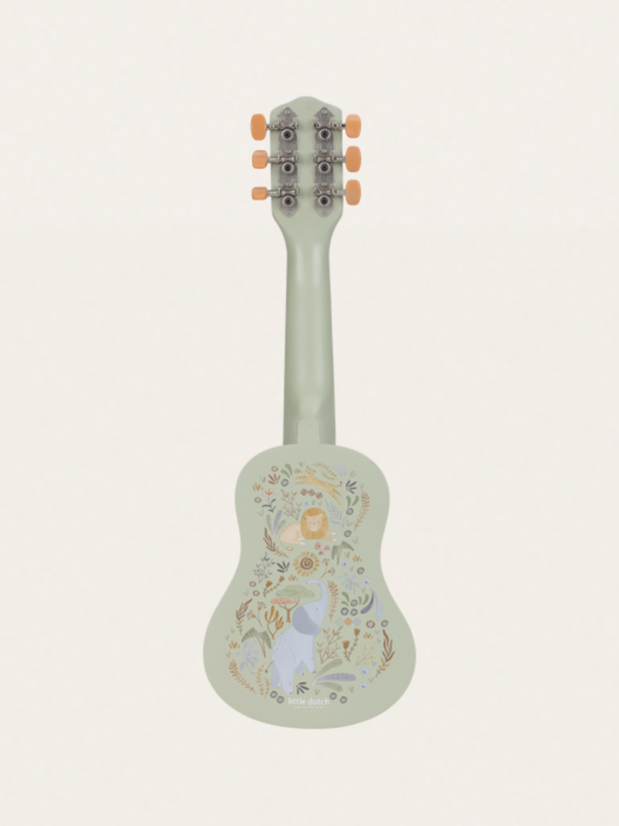 Drewniana gitara Safari Friends green