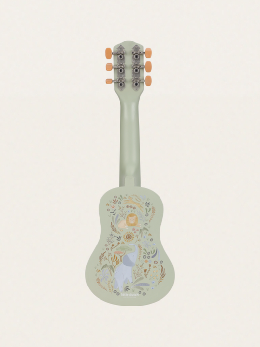 Drewniana gitara Safari Friends green