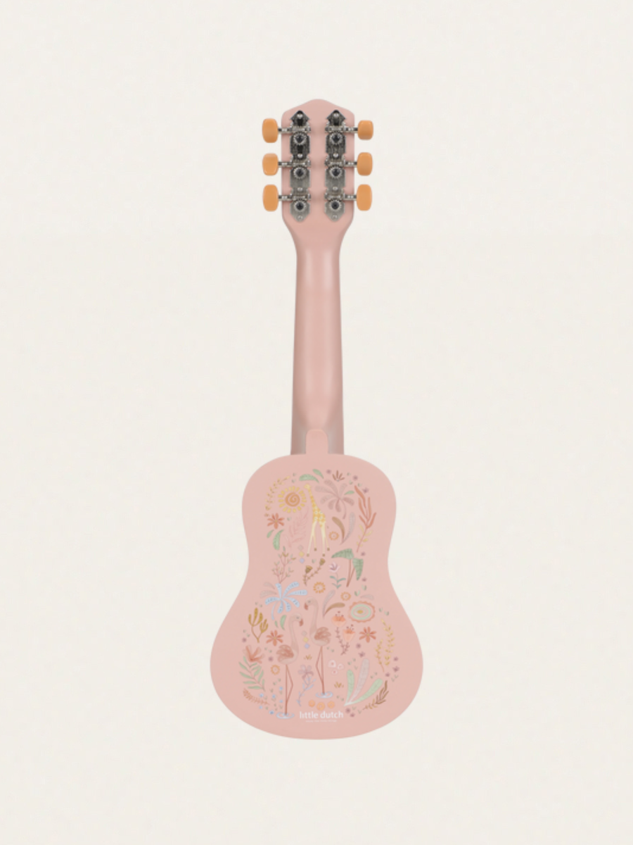 Drewniana gitara Safari Friends Pink